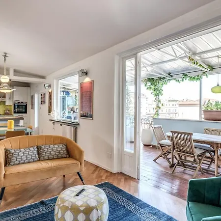 公寓 Porta Maggiore 2 Bedroom With Terrace *