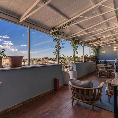 公寓 Porta Maggiore 2 Bedroom With Terrace 罗马