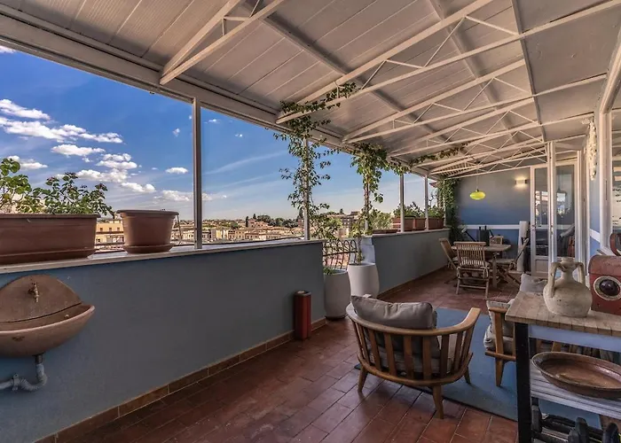 아파트 Porta Maggiore 2 Bedroom With Terrace 로마